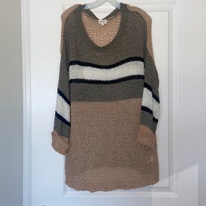 Striped Color Block Sweater